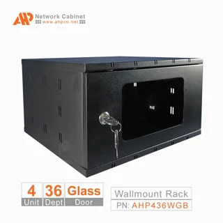 رک 4 یونیت AHP عمق 36 سانتی متر درب شیشه ای